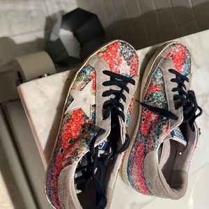 golden goose superstar glitter LIMITED EDITION